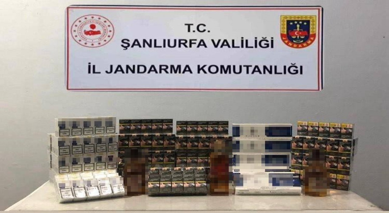 Şanlıurfada 5 bin 210 paket kaçak sigara ele geçirildi
