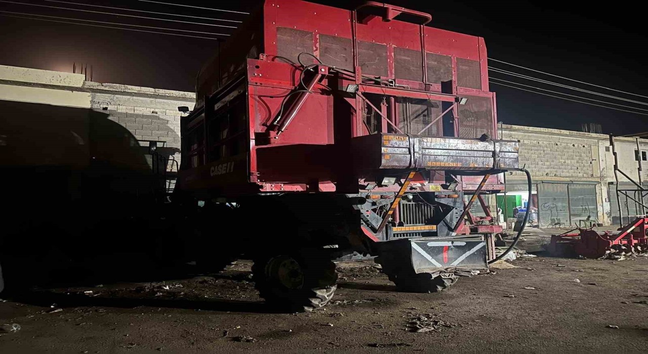 Şanlıurfada biçerdöverin 1 milyon TL değerindeki parçaları çalındı