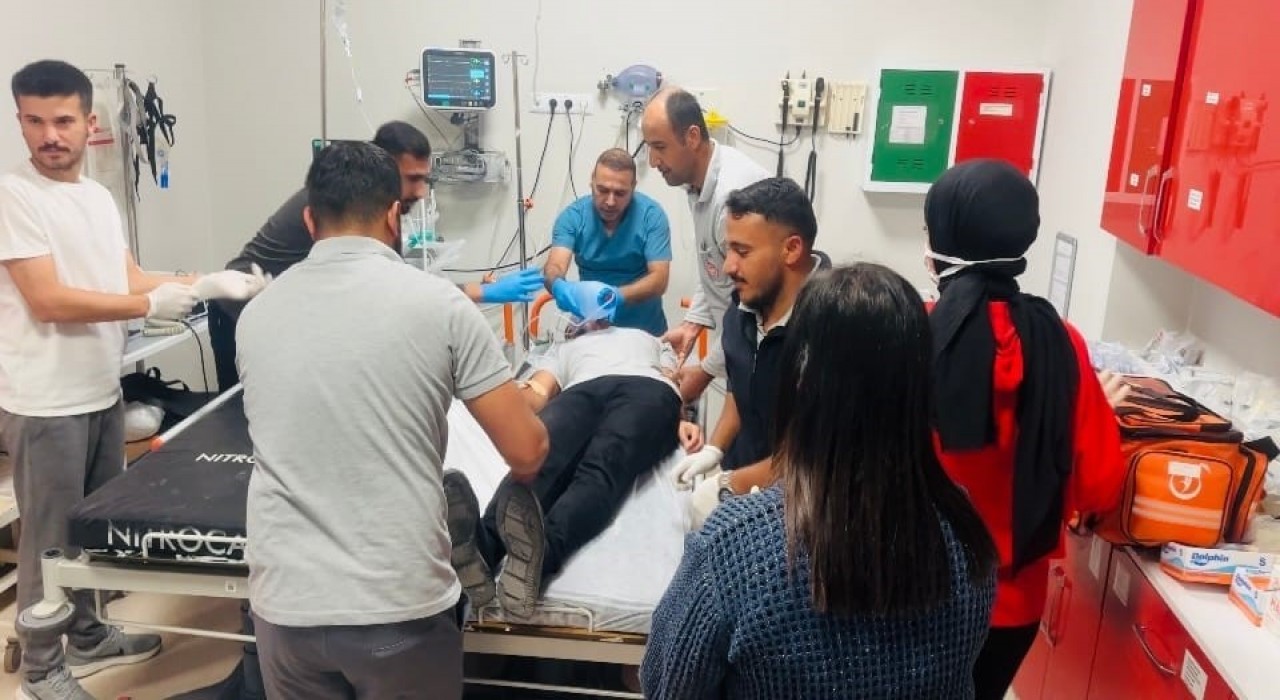 Şanlıurfada gerçeği aratmayan yangın tatbikatı