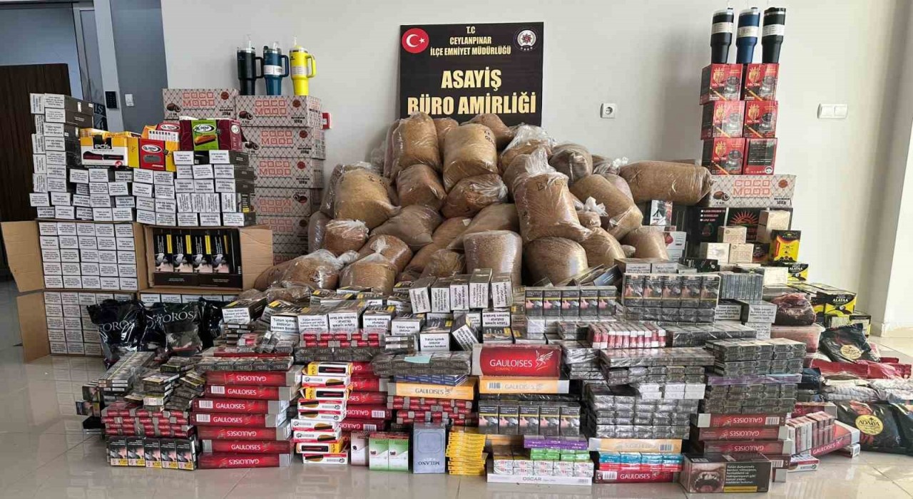 Şanlıurfada kaçakçılık operasyonu: 14 gözaltı