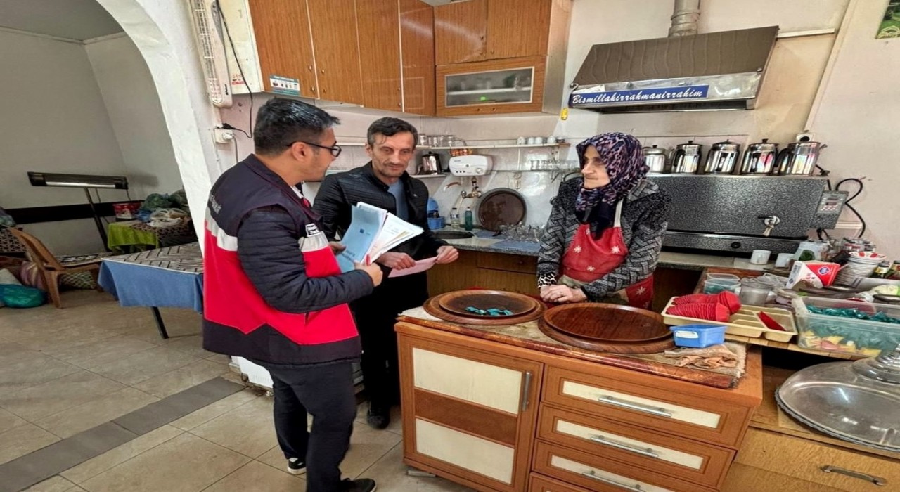 Şaphanede kahvehane ve çay ocaklarında gıda denetimi