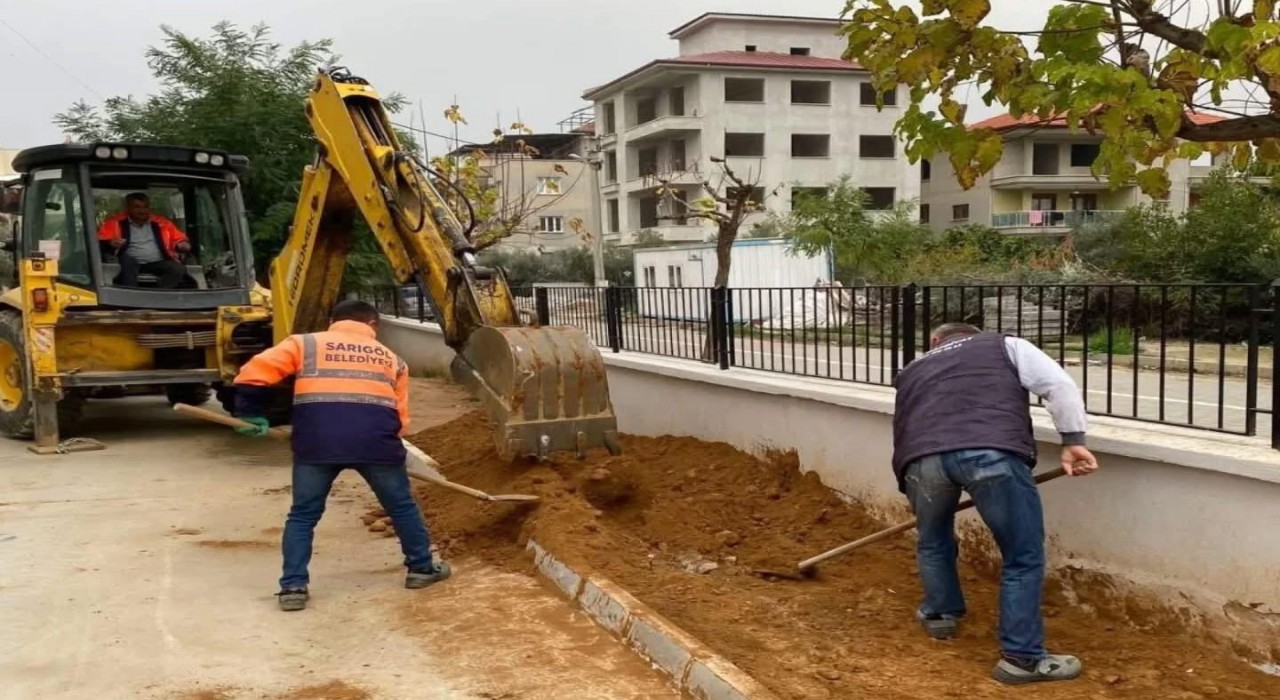 Sarıgölün en büyük okulu yeni çehresine kavuştu