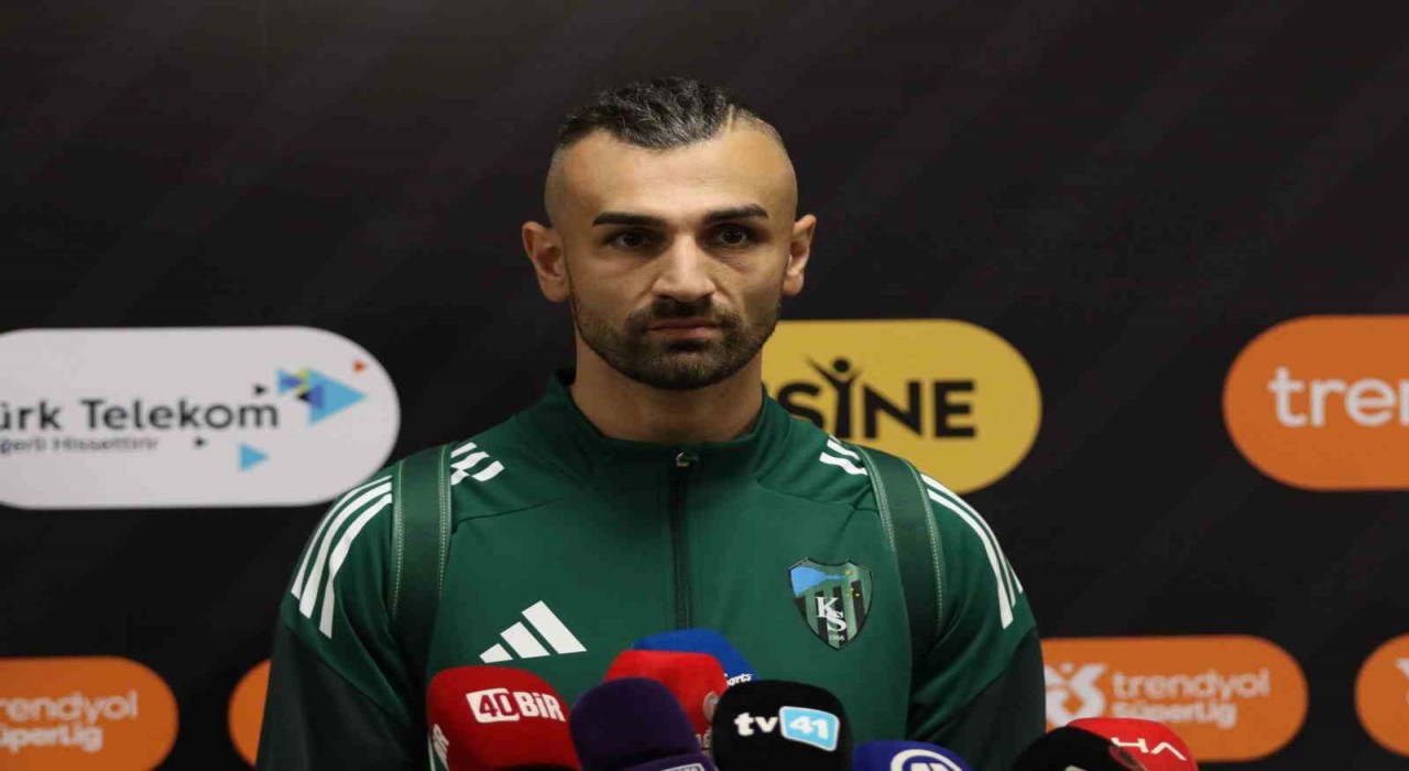 Serdar Dursun: Kocaelispor ve taraftarı karşısında oynamak kolay değil