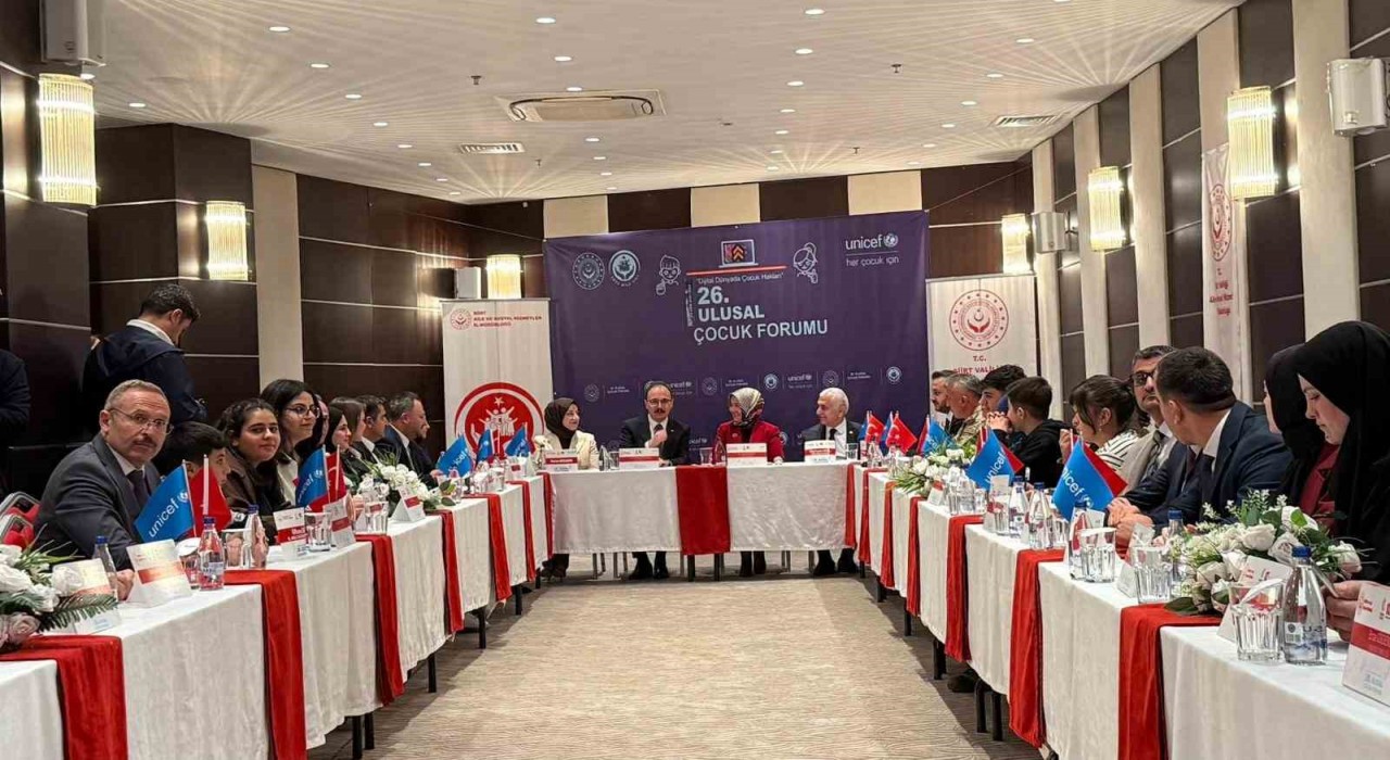 Siirtte 26. Ulusal Çocuk Forumu gerçekleştirildi