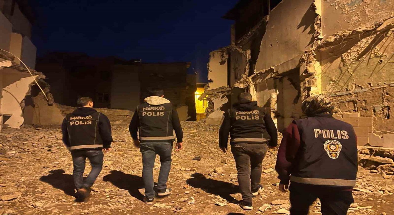 Siirtte 5 noktada narko-alan uygulaması