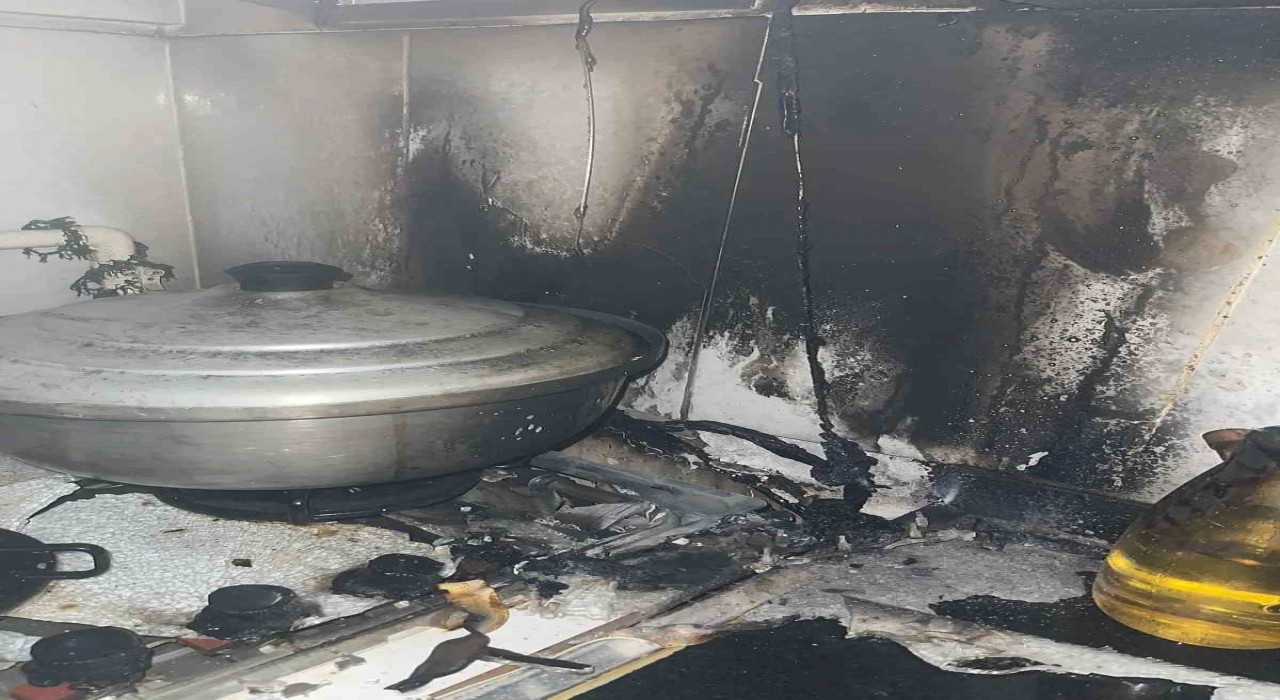 Siirtte korkutan yangın