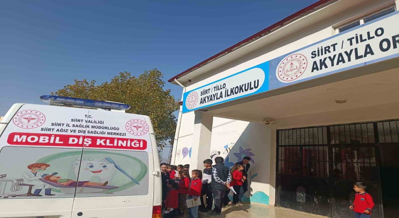Siirtte mobil diş sağlığı hizmeti
