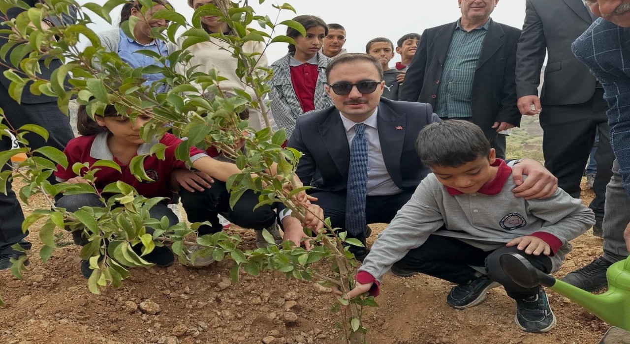 Sincikte öğrencilerden yeşil bir gelecek için fidan dikimi