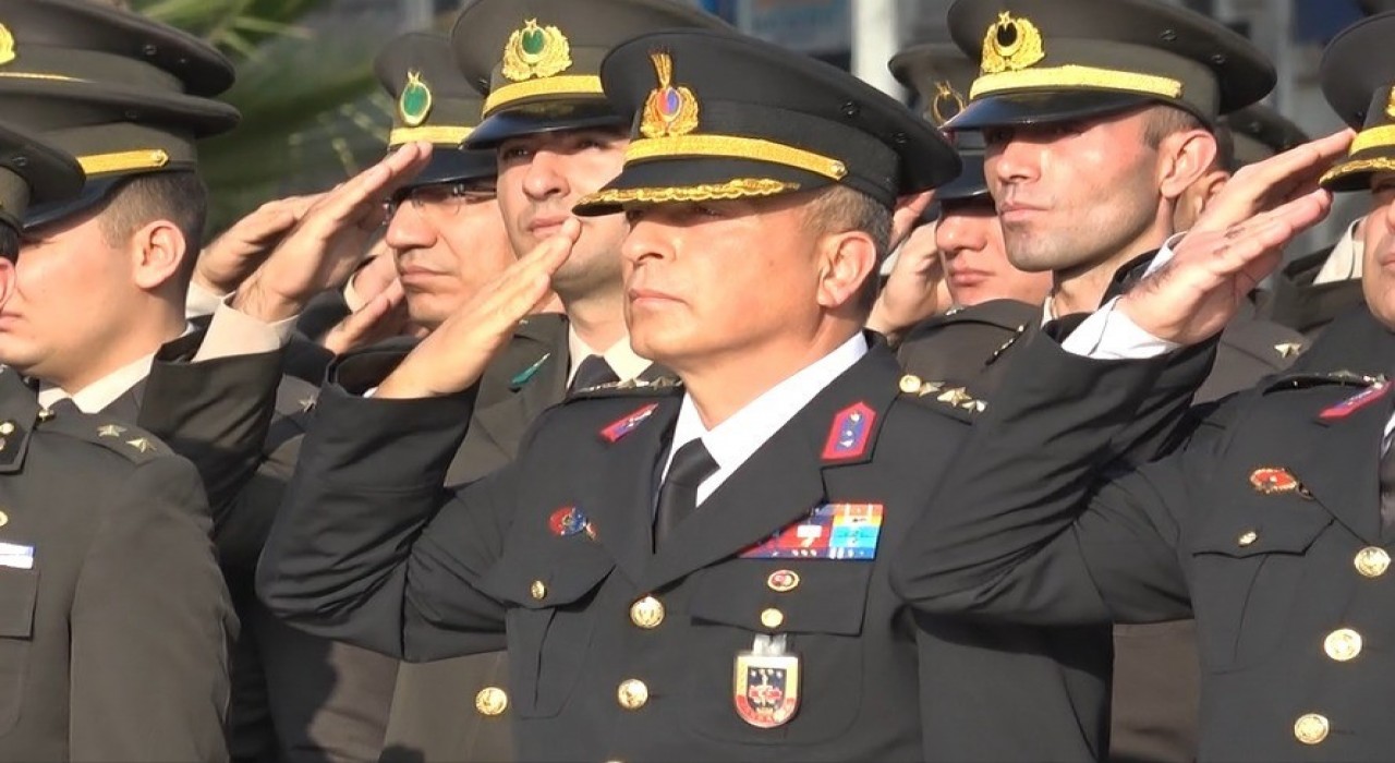 Sınır kenti Kiliste 10 Kasım Atatürkü Anma töreni düzenlendi