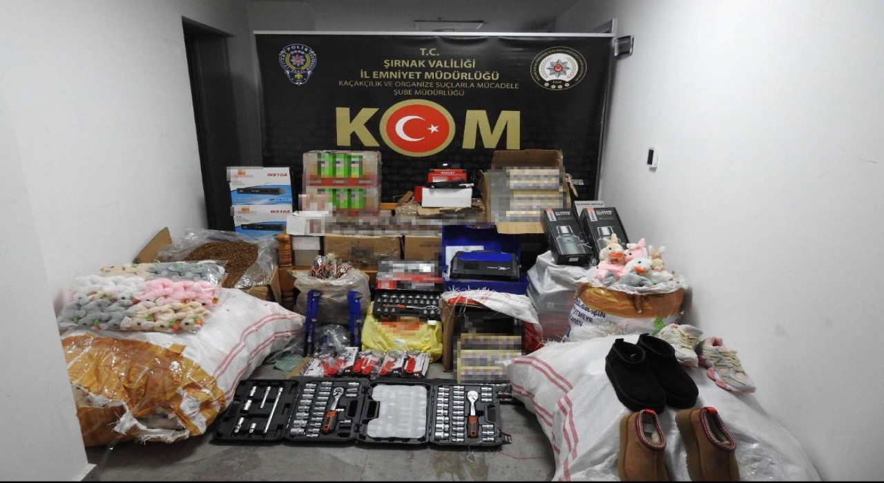 Şırnakta 23 milyon liralık kaçak malzeme ele geçirildi