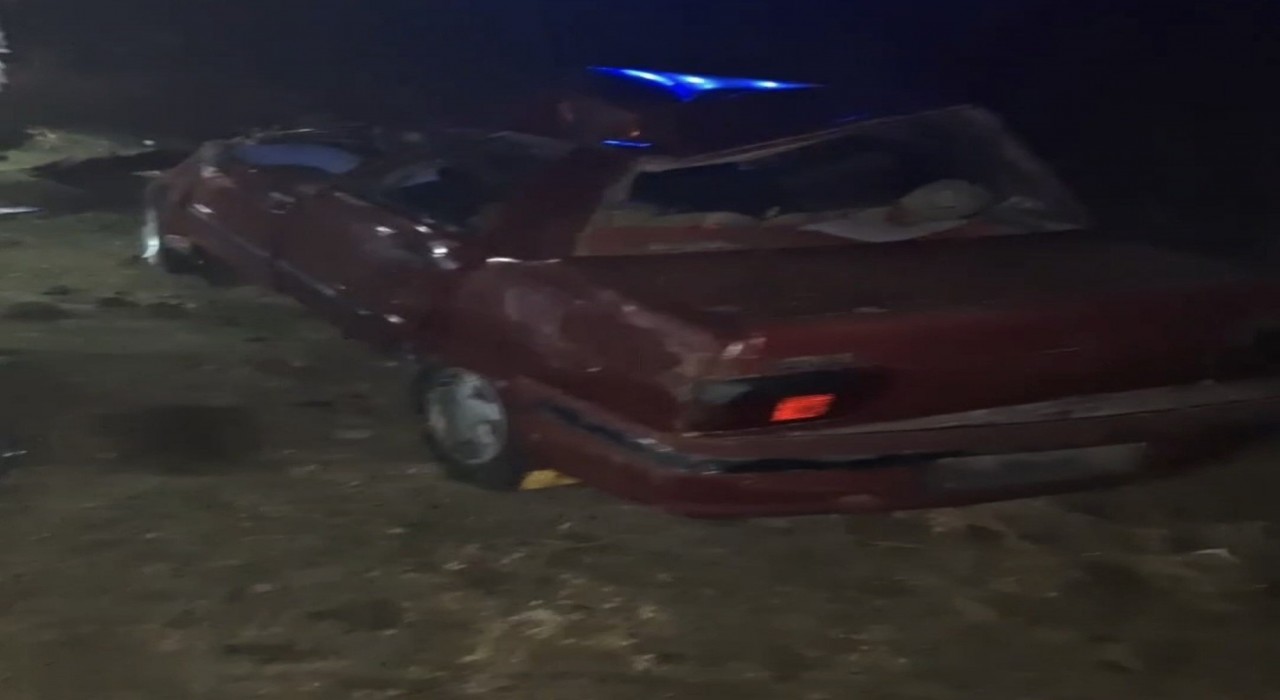 Siverekte otomobil şarampole devrildi: 1 ölü