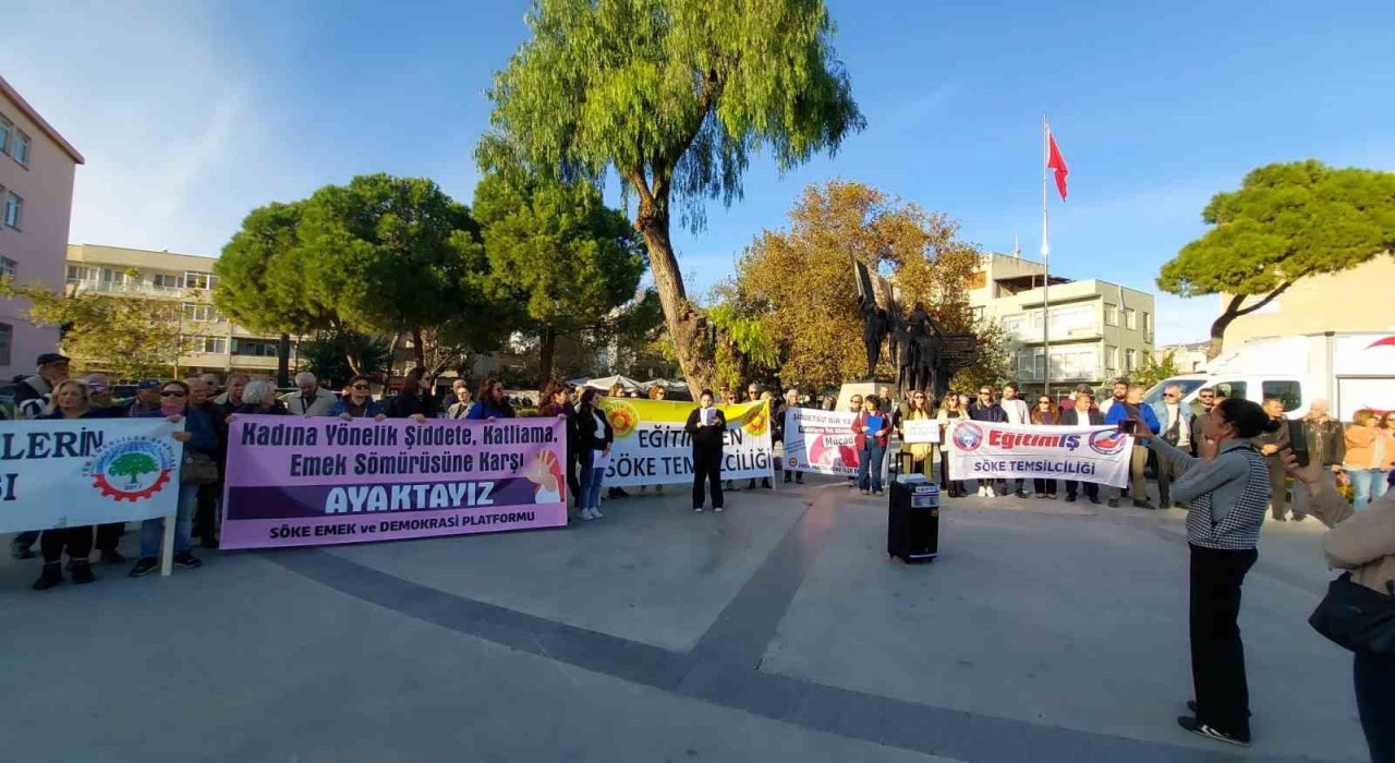 Sökede Kadına Şiddete Karşı Farkındalık Yürüyüşü düzenlendi