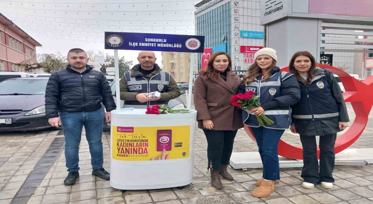 Sungurlu polisi kadınlara ‘KADESi anlattı