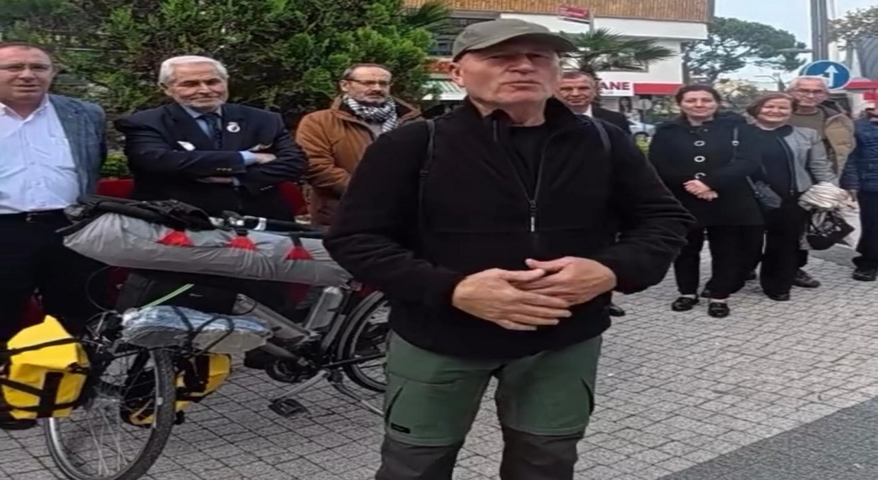 Susurluklu Fahrettin Şener, bisikletle umre yolculuğuna çıktı