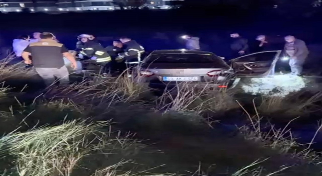 Tekirdağda otomobil şarampole yuvarlandı: 1 ölü, 1 yaralı