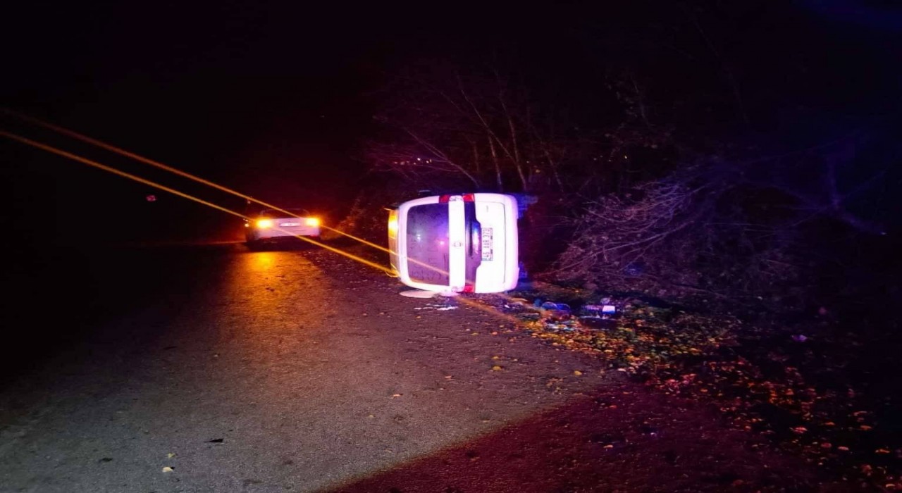 Tokatta otomobil kontrolden çıktı: 1 yaralı