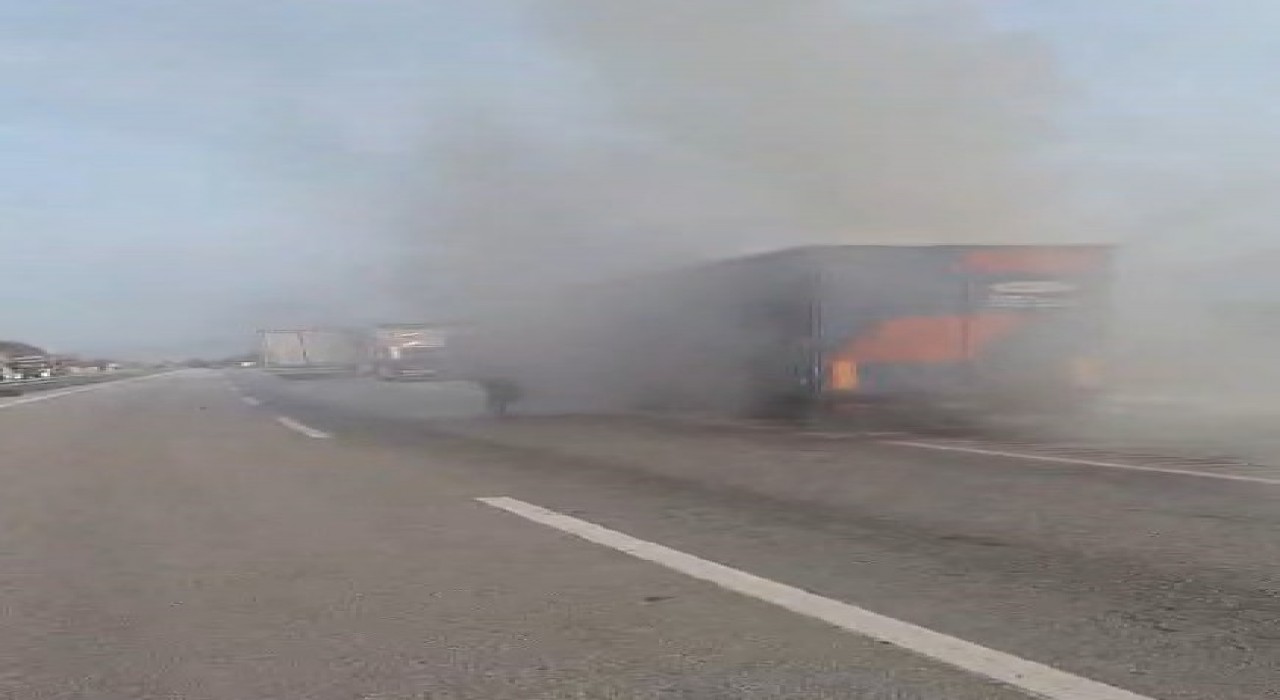 Tokatta tır sürücüsünün hızlı müdahalesi muhtemel faciayı önledi