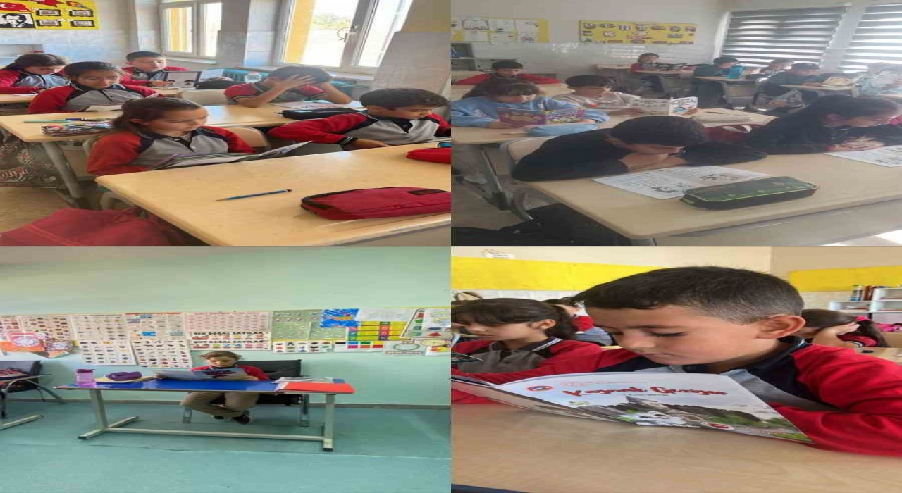 Tomarzada kitap okuma etkinliği düzenlendi