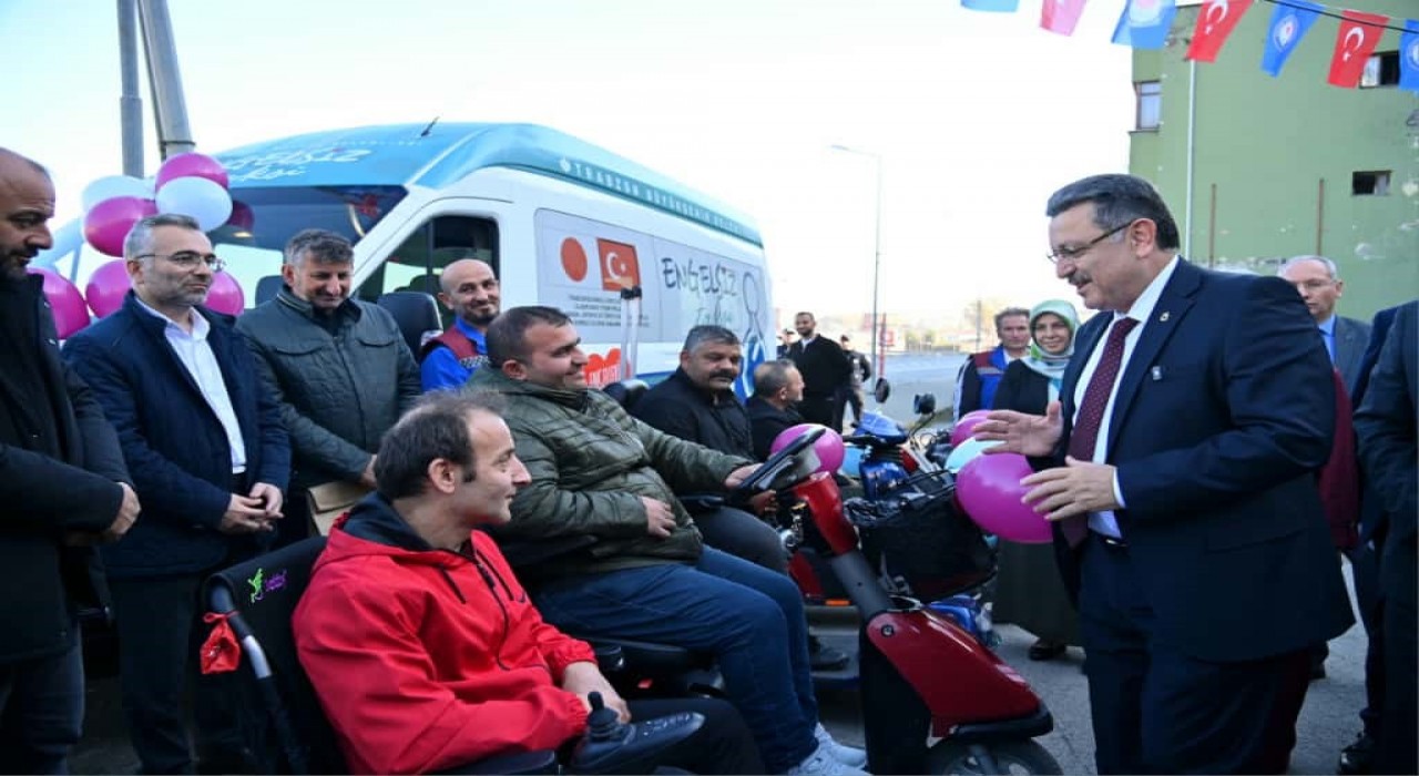 Trabzonda Engelsiz Taksinin ikincisi hizmete başladı