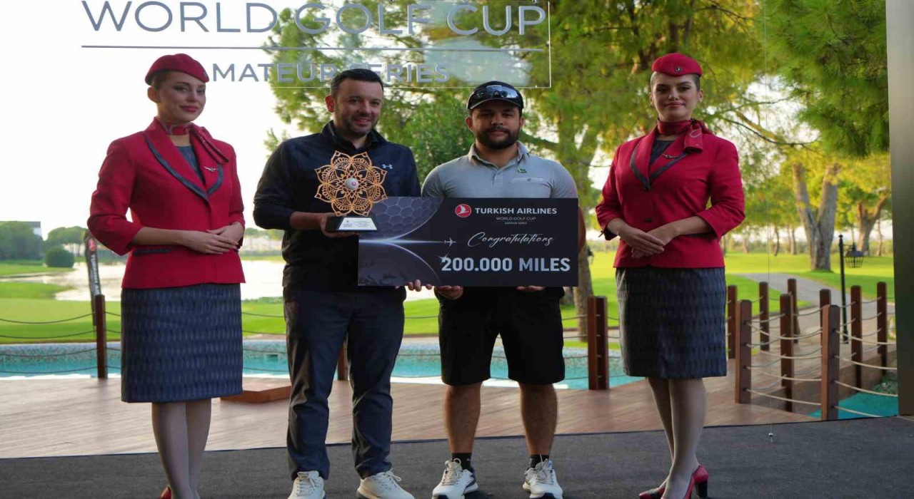 Türk Hava Yolları World Golf Cupın büyük finali Antalyada gerçekleştirildi