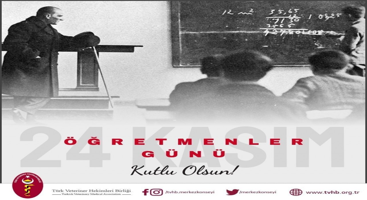 TVHB Başkanı Eroğlu: 24 Kasım Öğretmenler Gününü en içten dileklerimizle kutluyoruz