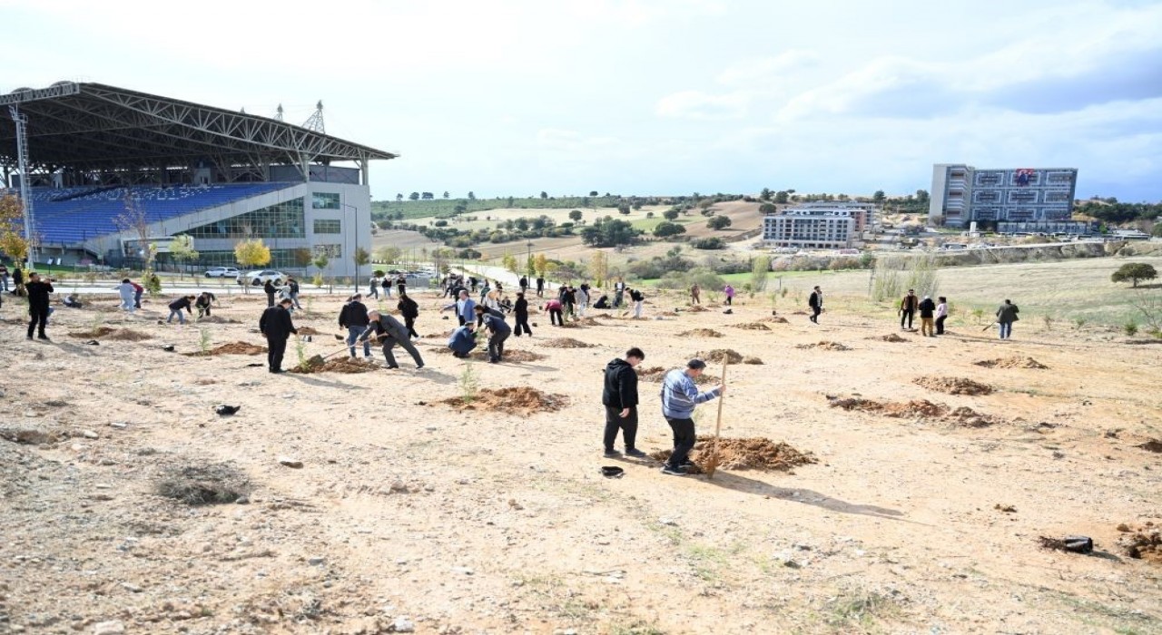 Uşak Üniversitesi, Milli Ağaçlandırma Gününde yeşil gelecek için el ele verdi