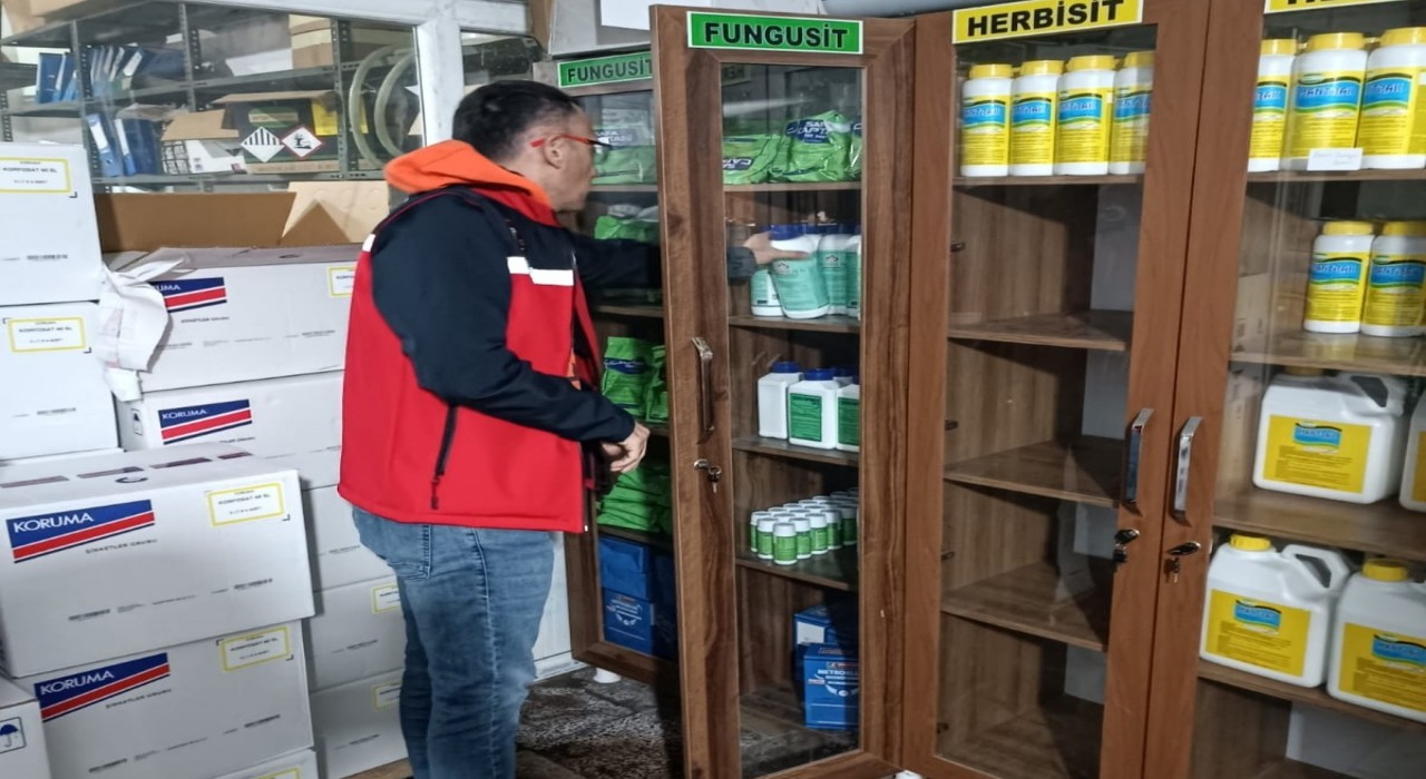 Uşakta bitki koruma ürünü denetimleri sürüyor