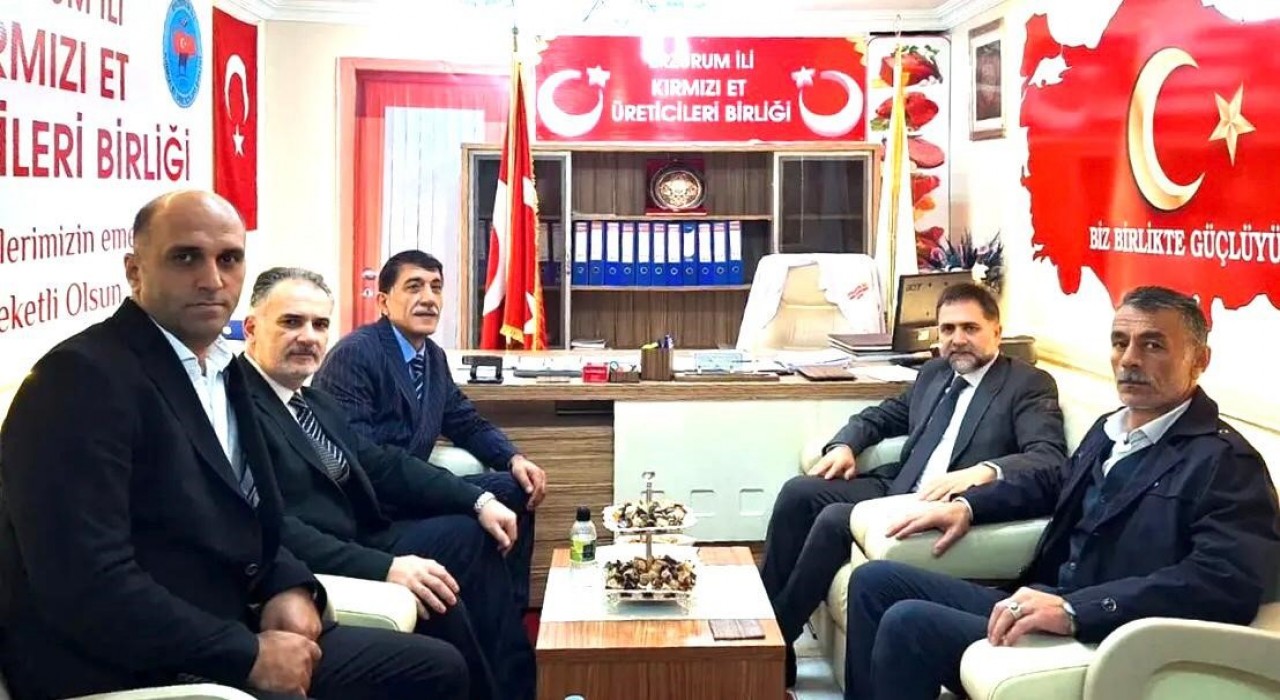 Yakutiye Belediye Başkanı Uçar, Kırmızı Et Üreticileri Birliğini ziyaret etti