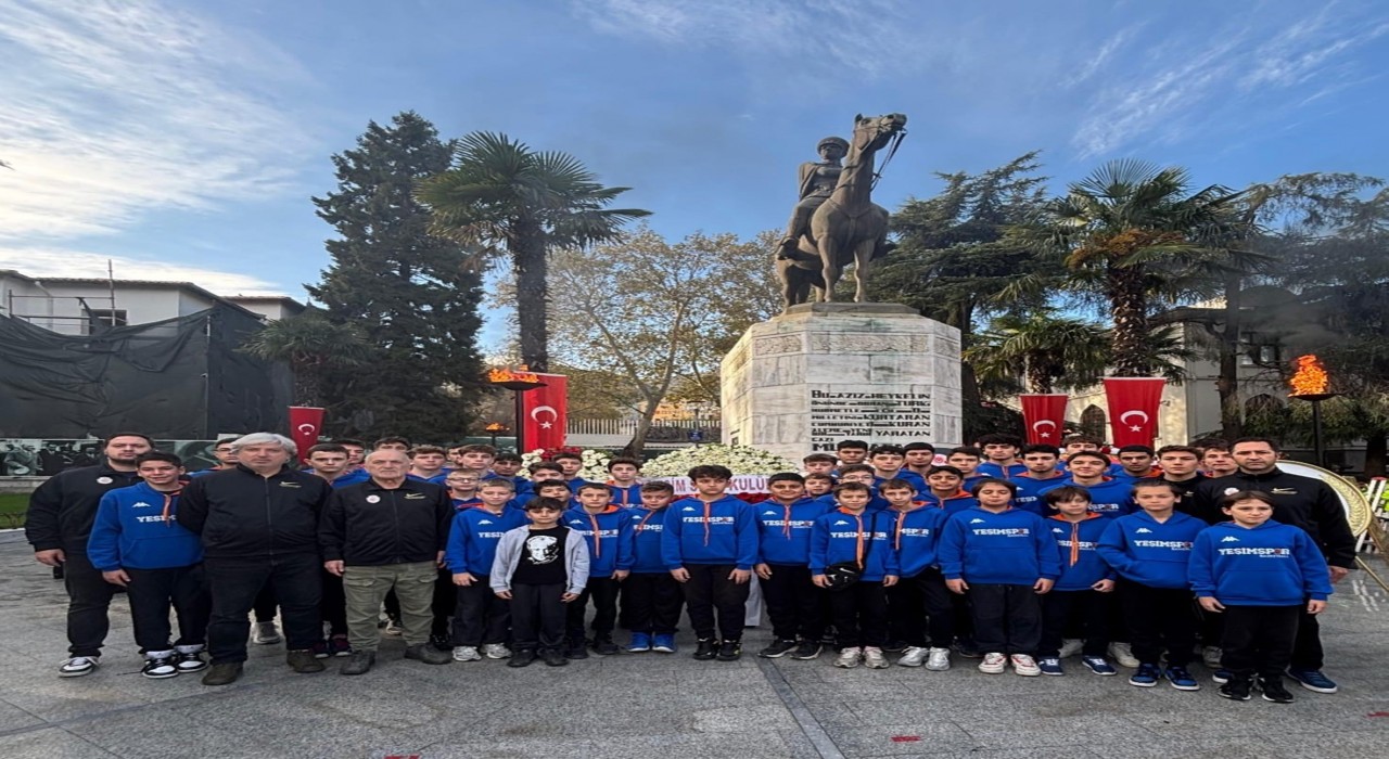 Yeşim Spor Kulübünden Ataya saygı