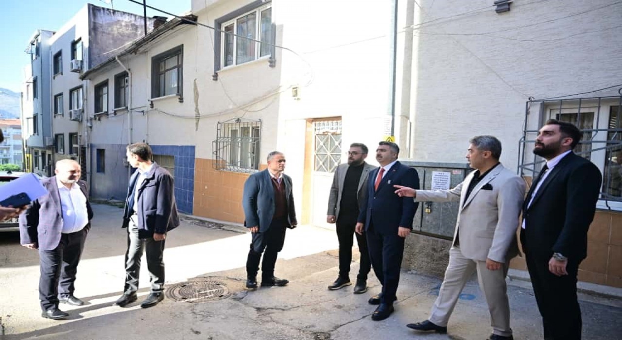 Yıldırımda merdivenli yollar, çıkmaz sokaklar caddelere dönüşüyor