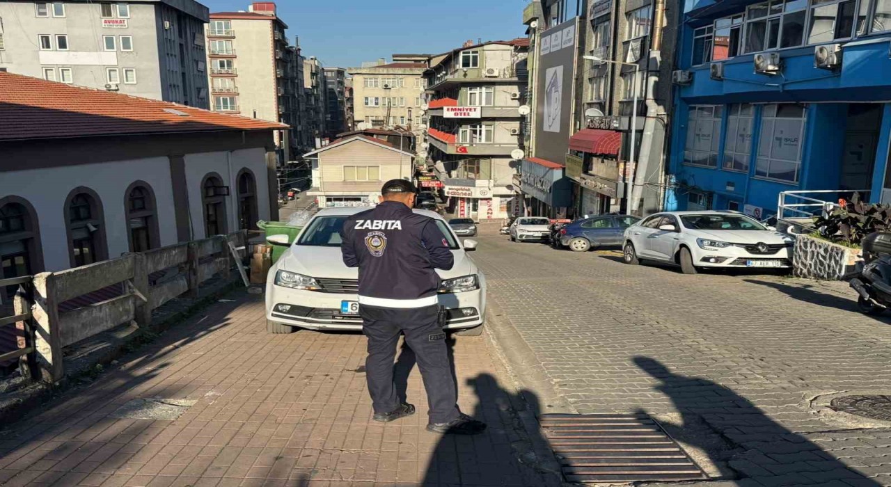 Zonguldakta gelişi güzel parklara cezai işlem