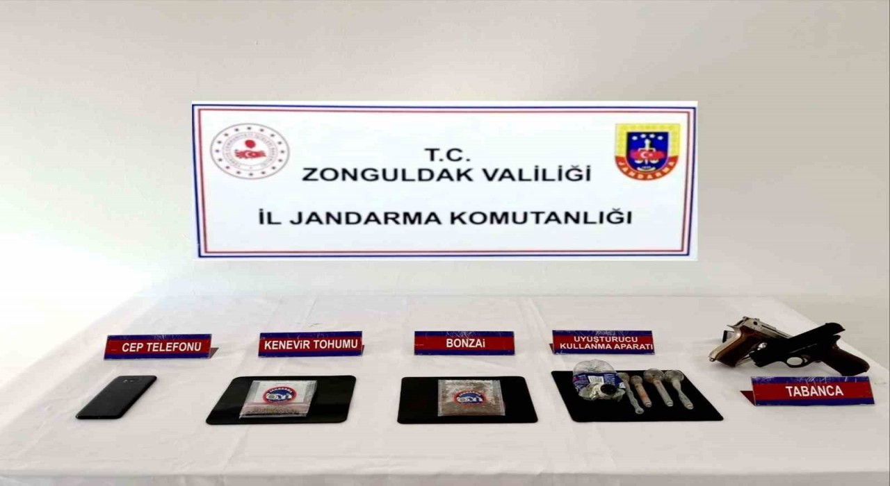Zonguldakta jandarmadan üç ayrı narkotik operasyonu, 3 şüpheli yakalandı