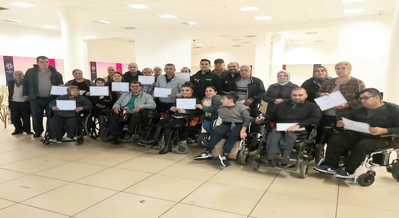 AFAD ve Kızılaydan engelli bireylere hayat kurtaran eğitim