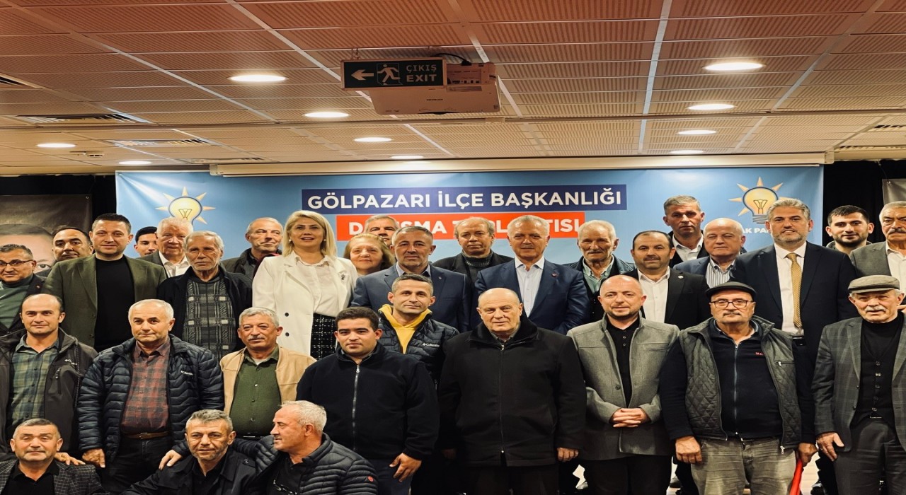 AK Partinin Gölpazarı çıkarması büyük ilgi gördü