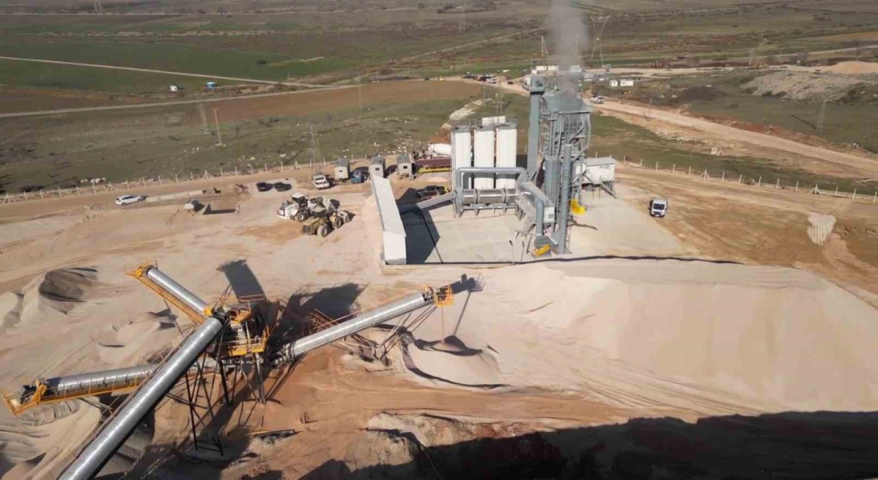 Amasyanın asfalt plenti ve konkasör tesisiyle yılda 55 milyon TLden fazla tasarruf sağlanacak