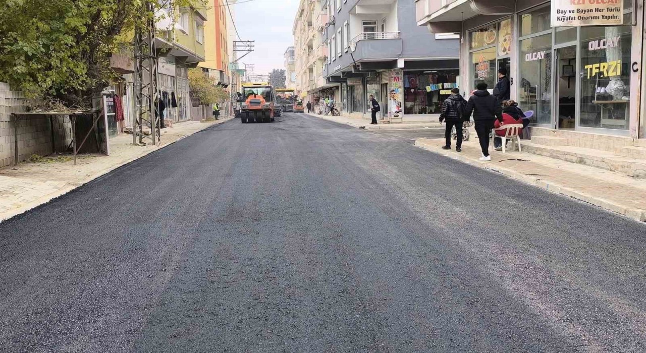 Arabanda asfalt çalışmaları aralıksız devam ediyor