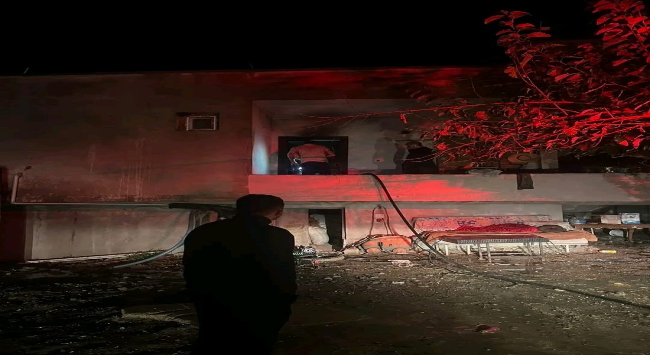 Arsuzda müstakil ev yandı