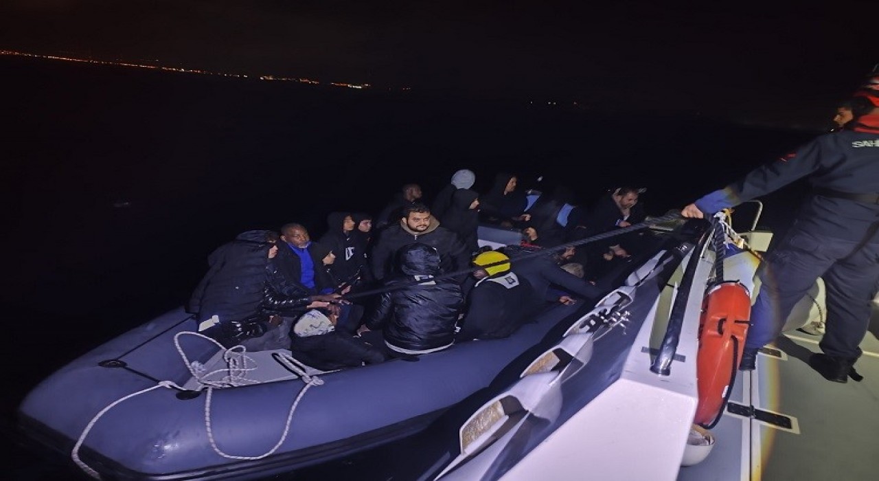 Aydında 31 düzensiz göçmen kurtarıldı