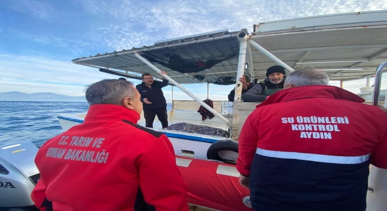 Aydında su ürünleri denetimleri aralıksız sürüyor