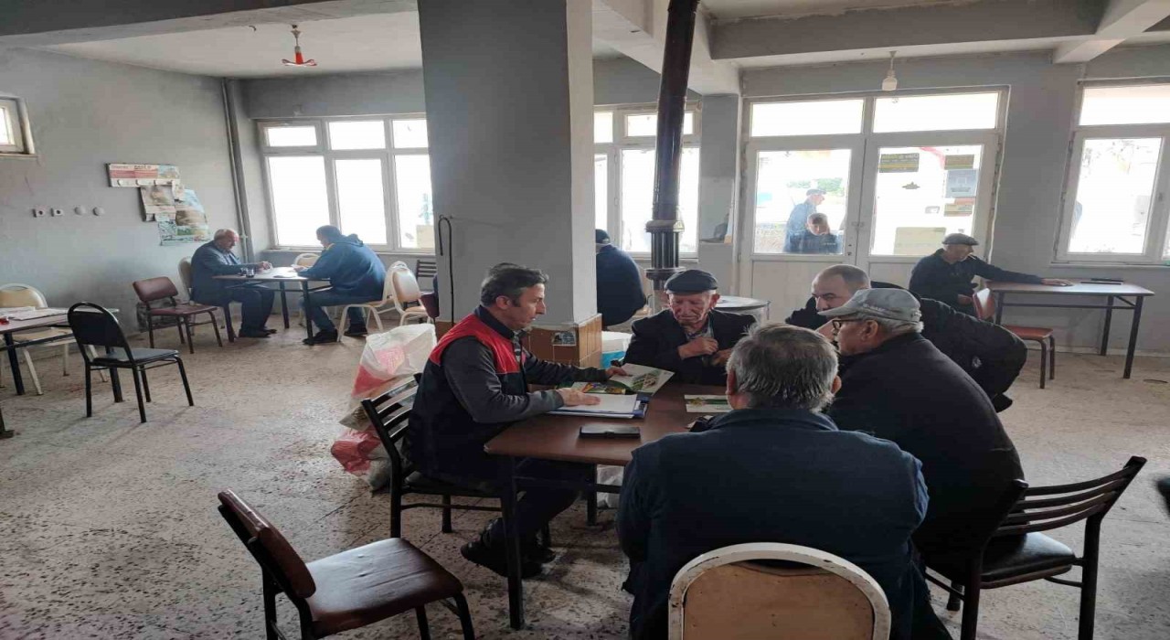 Babaeskide çiftçiler eğitim toplantısında bilgilendirildi