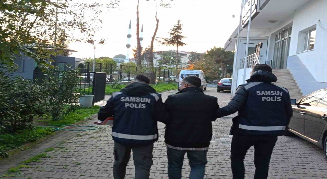 Bafrada 15 yıl hapis cezası bulunan firari yakalandı