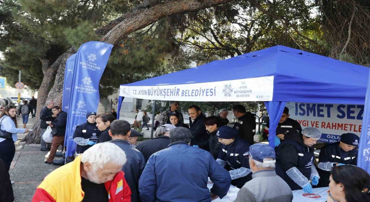 Başkan Çerçioğlundan İsmet Sezginin aramızdan ayrılışının yıl dönümünde lokma hayrı