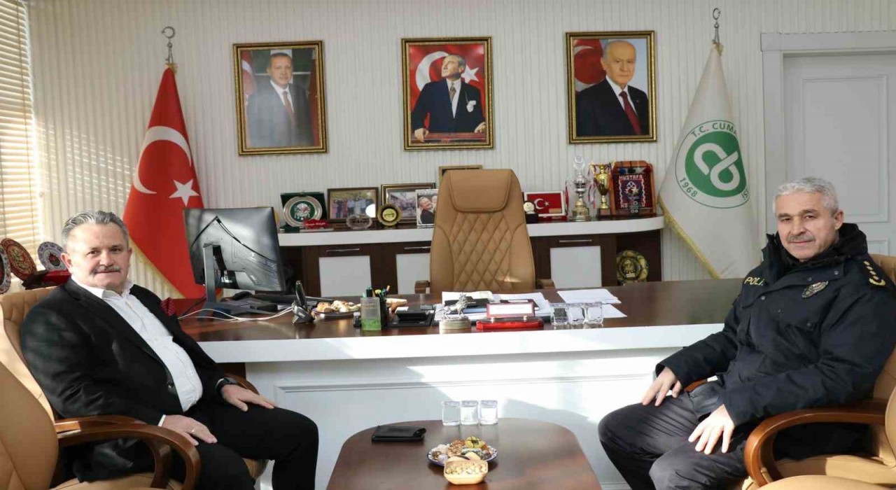 Başkan Koloğlu, Emniyet Müdürü Ergüderi ağırladı