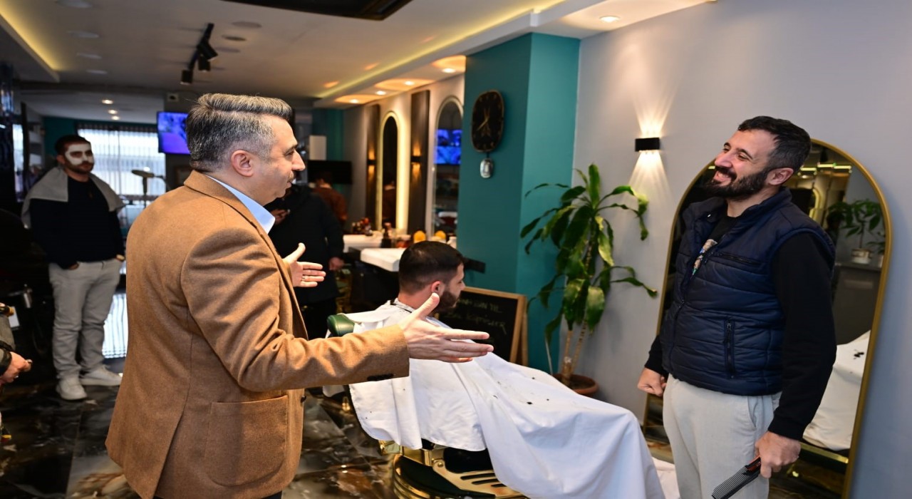 Başkan Yılmazdan komşu ziyareti