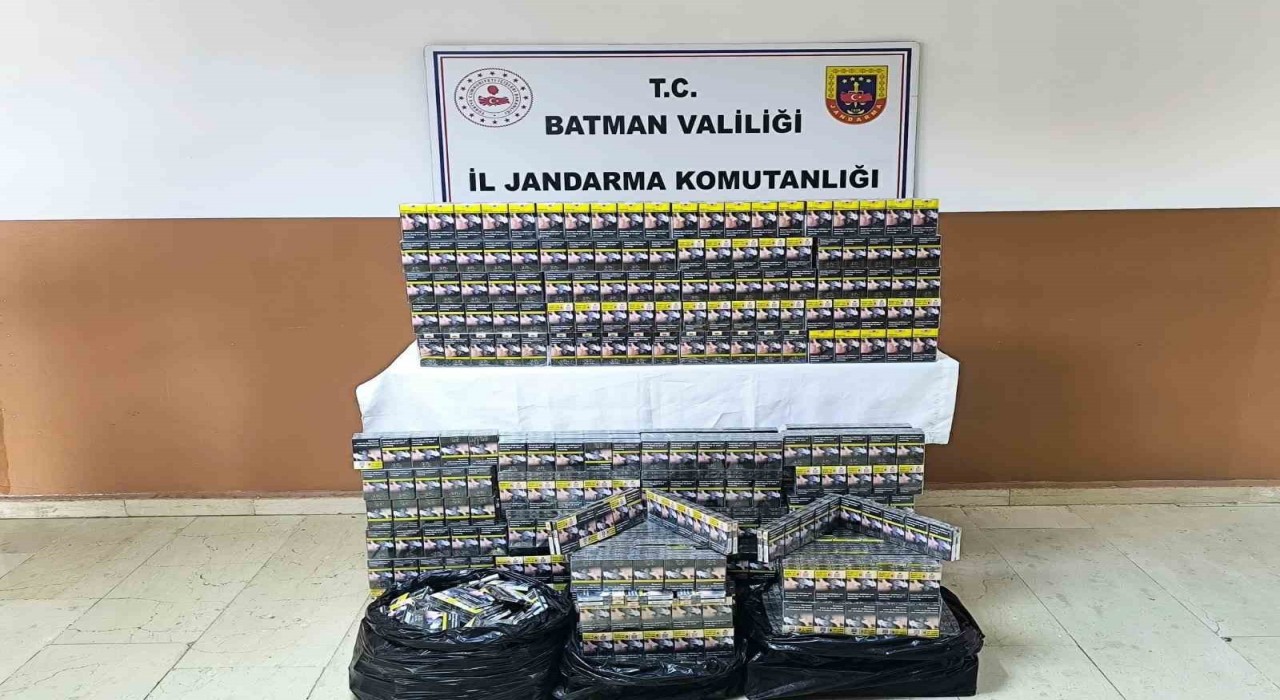 Batmanda kaçakçılık operasyonu