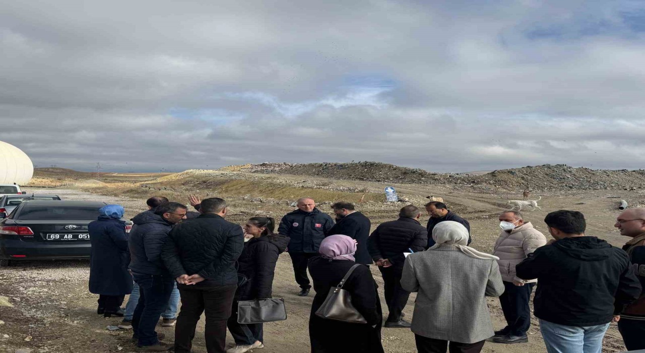 Bayburtta katı atık ve ambalaj atığı tesislerinde denetim yapıldı