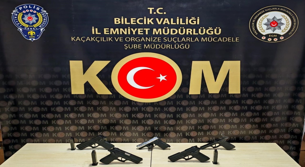 Bilecikte kaçak silah operasyonu: 1 şüpheli tutuklandı