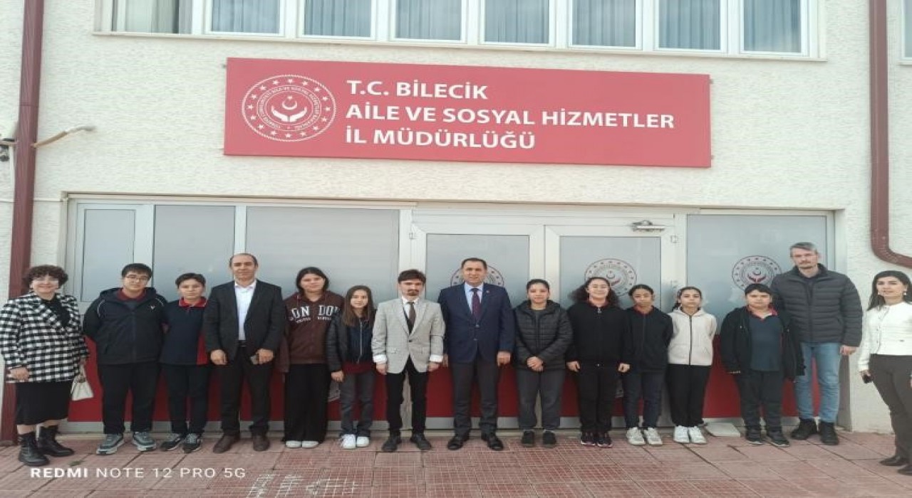 Bilecikte öğrenciler sosyal hizmetleri yerinde inceledi