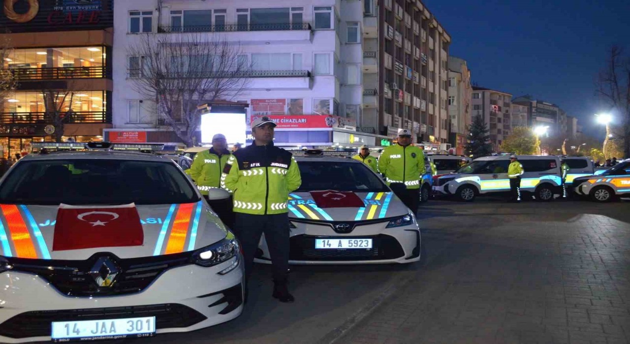 Boluda emniyet ve jandarmaya 68 yeni araç tahsis edildi