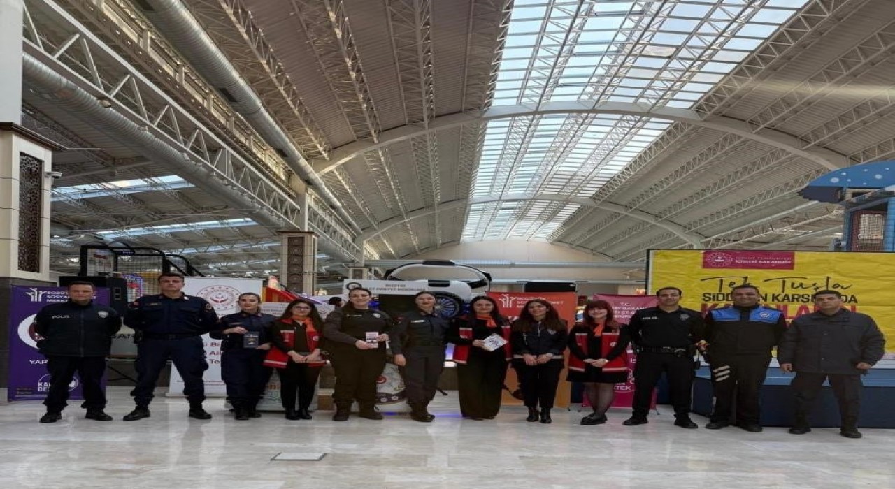 Bozüyükte şiddetle mücadele bilgilendirmesi